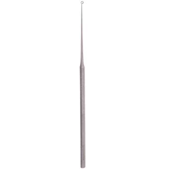 Buck Ear Curette, 6 1/2" (16.5 Cm), Sharp, Straight, Size 00